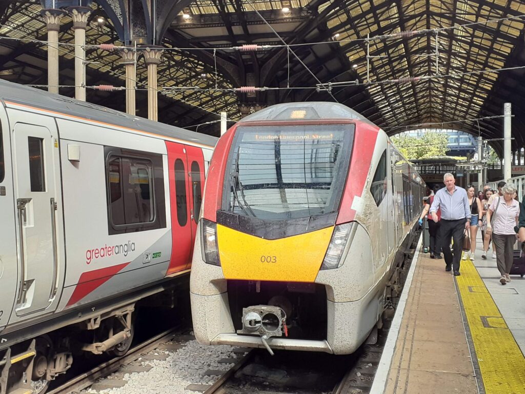 イギリス鉄道の列車