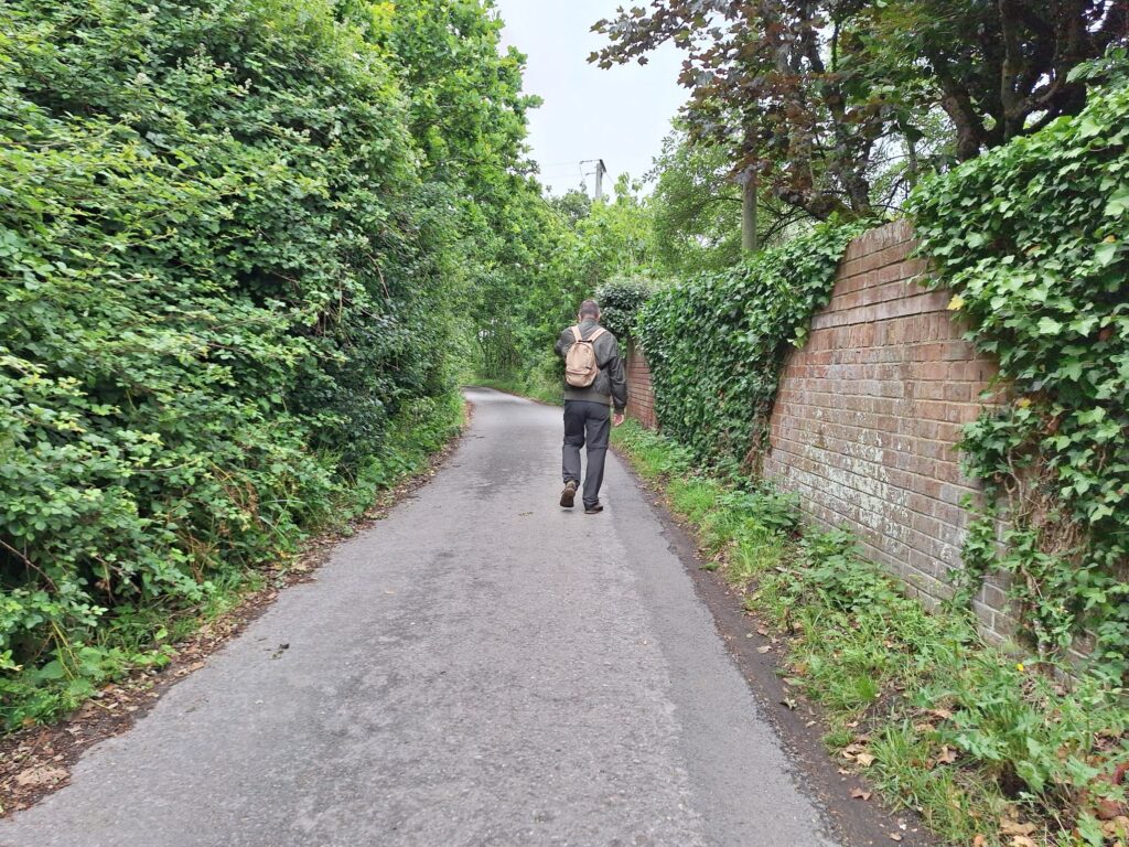 ライミントンの街に近い舗装道