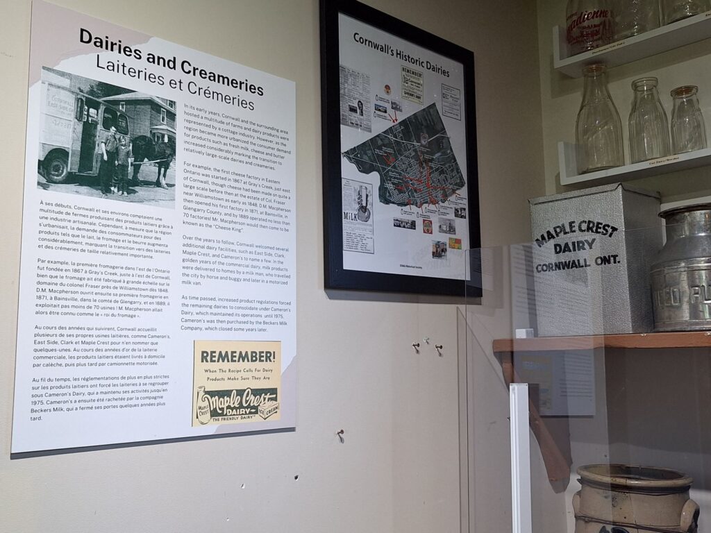 コーンウォール・コミュニティミュージアム(Cornwall Community Museum)の展示説明文
