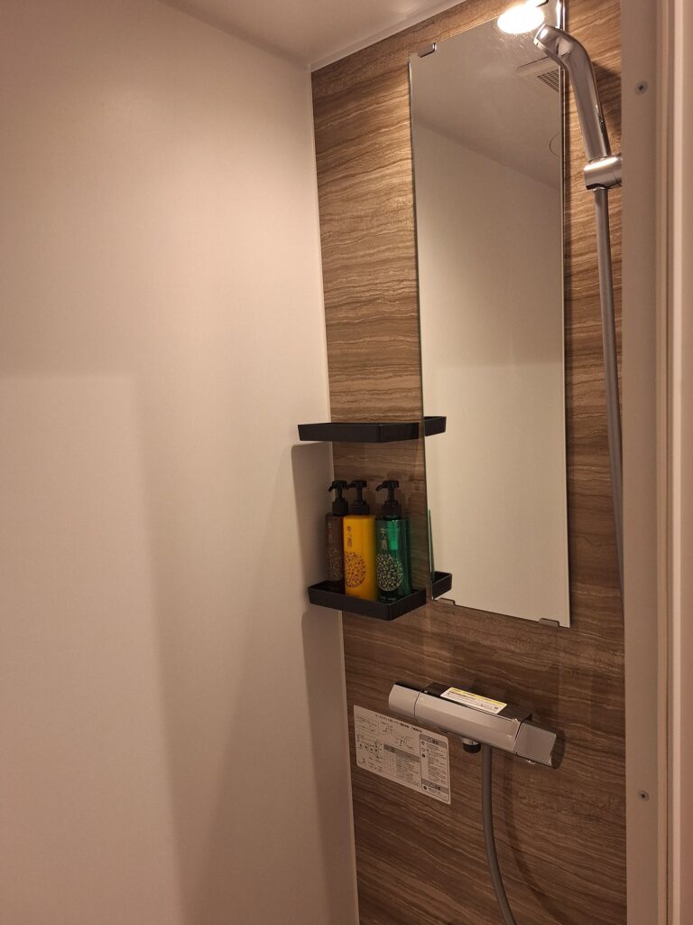イリゴアパートメントホテルのシャワールーム