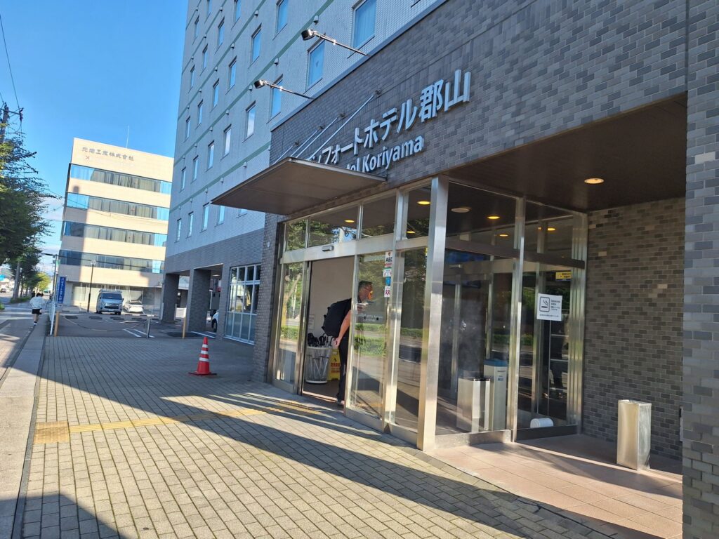 コンフォートホテル郡山のエントランス