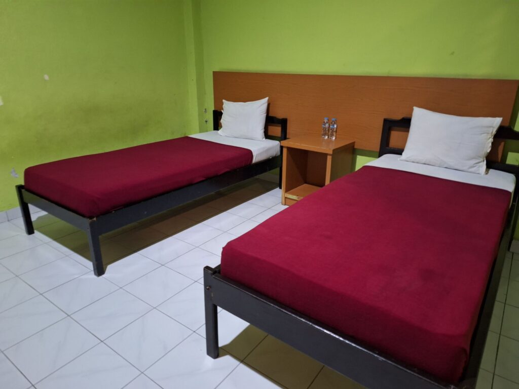 Hotel Nusantara Duaのツインルーム