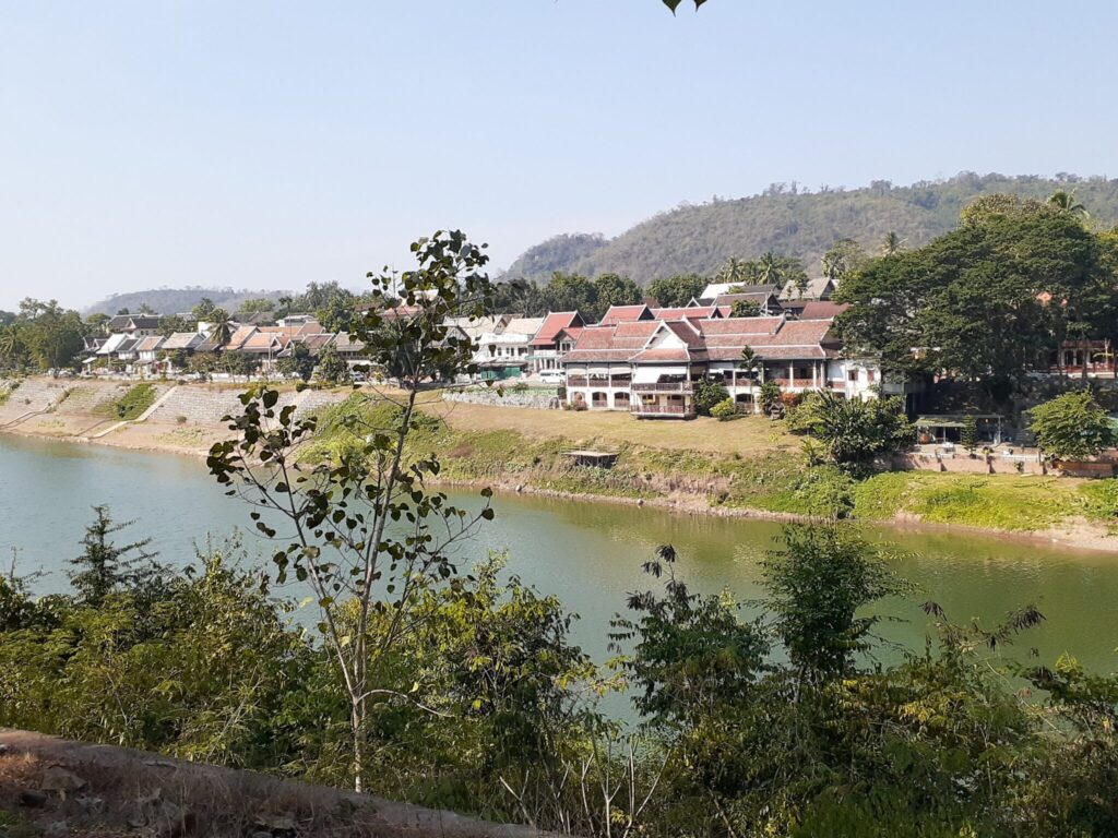 A view from Wat Phone Sa Ath Phatiya Moungkoun