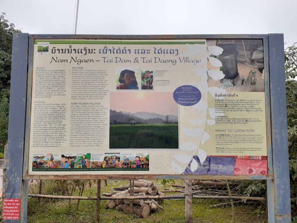 Expanation about Nam Ngaen Village in English