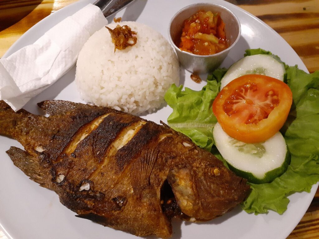 Indonesian food, ikan bakar