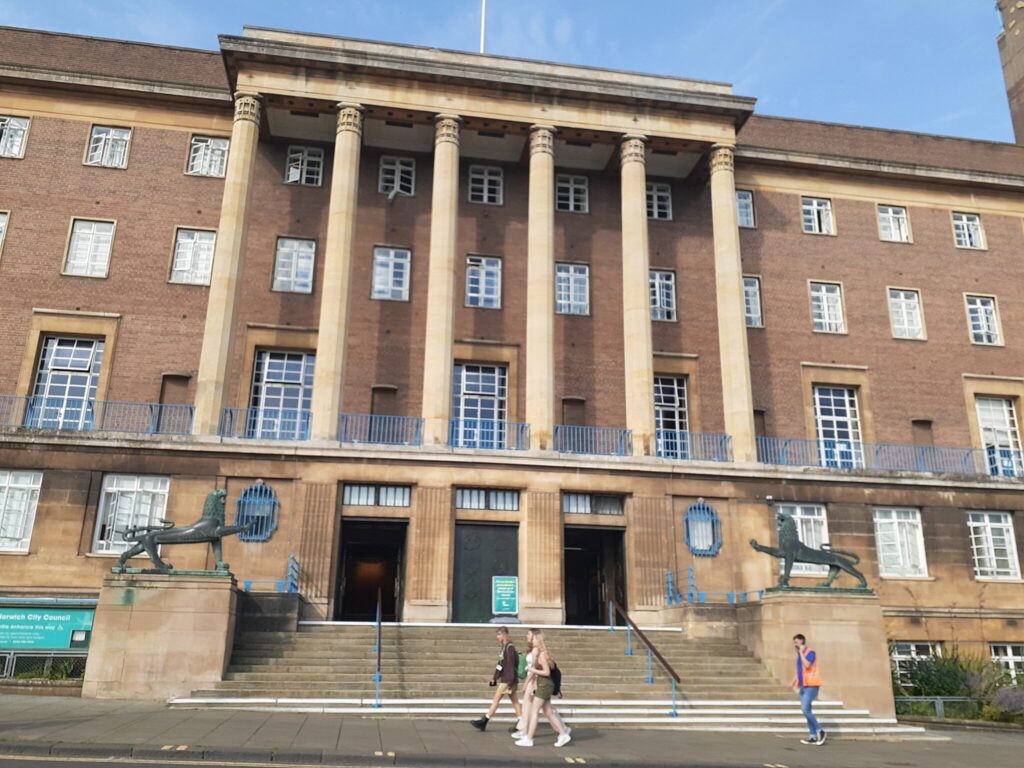 the City Hall of Norwich