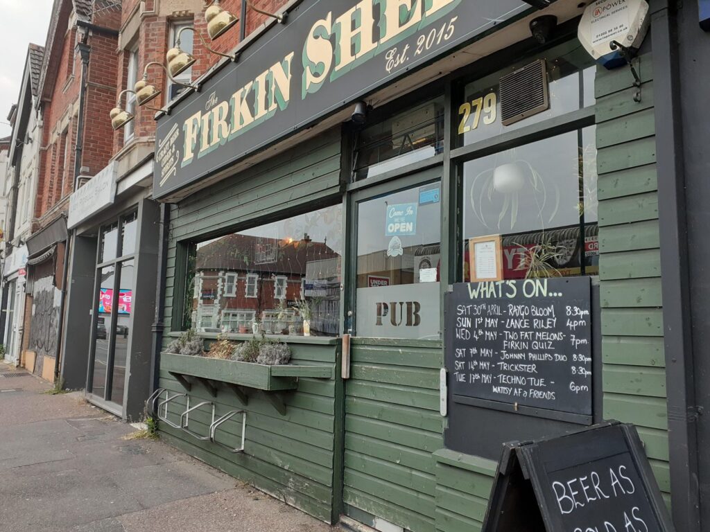 The Firkin Shed in Bournemouth, UK