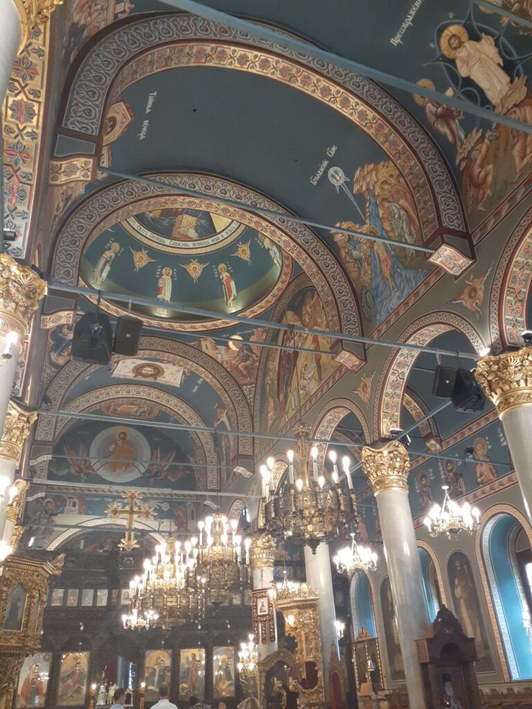 Interior of Sveta Marina Church