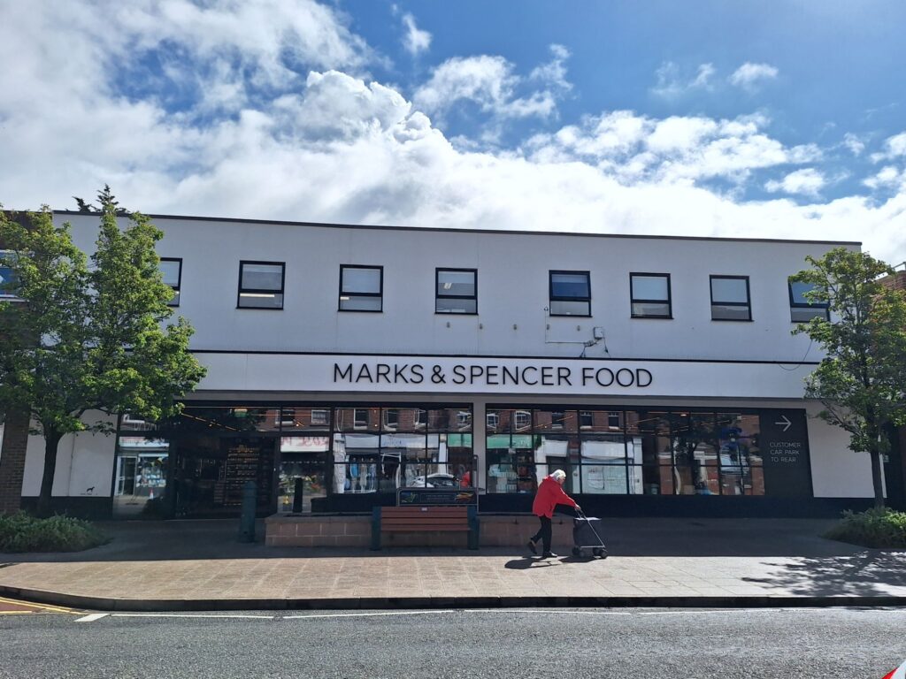 M&S Food on the high street in New Milton 