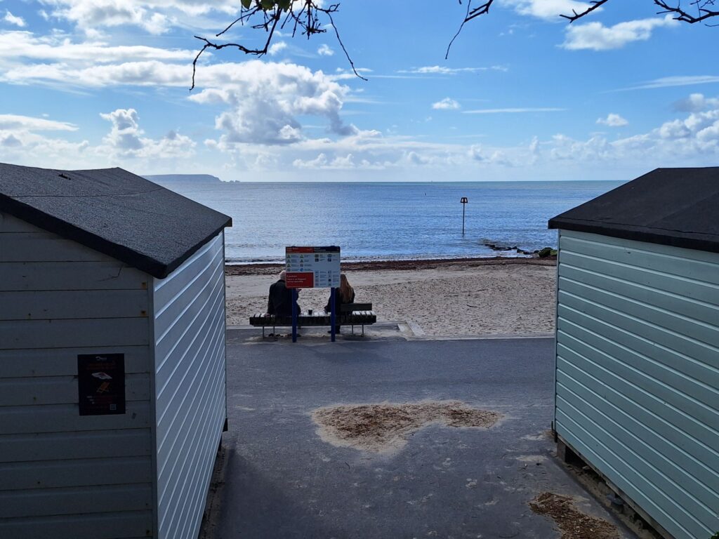 Mudeford beach footpath
