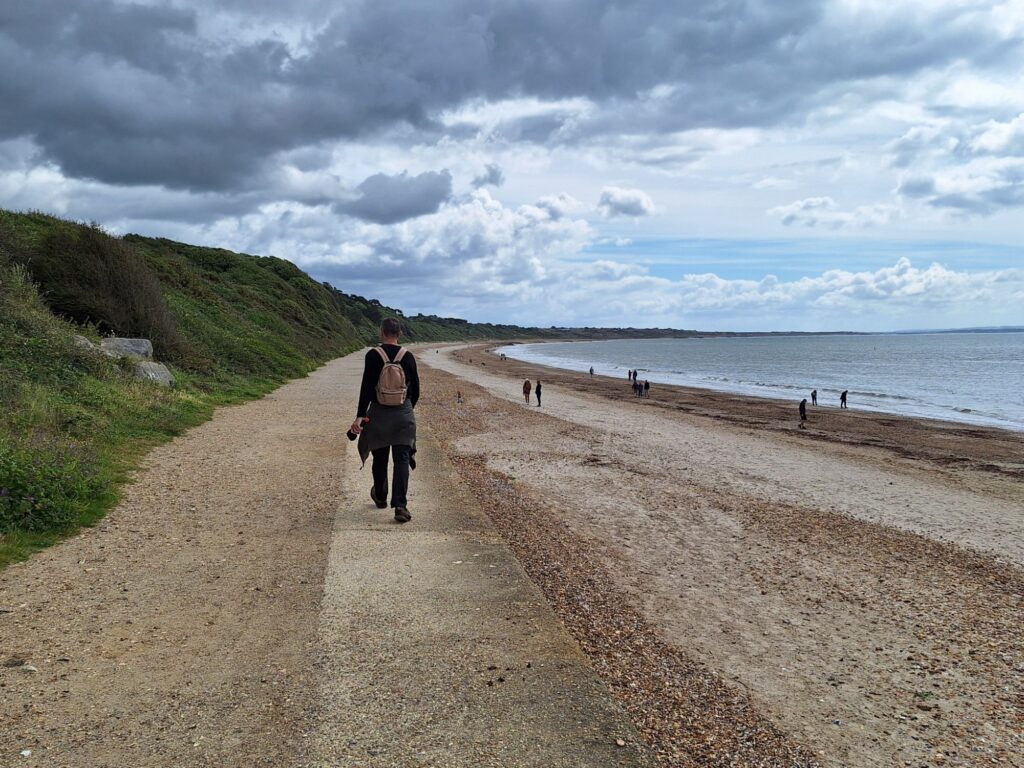 Highcliffe beach