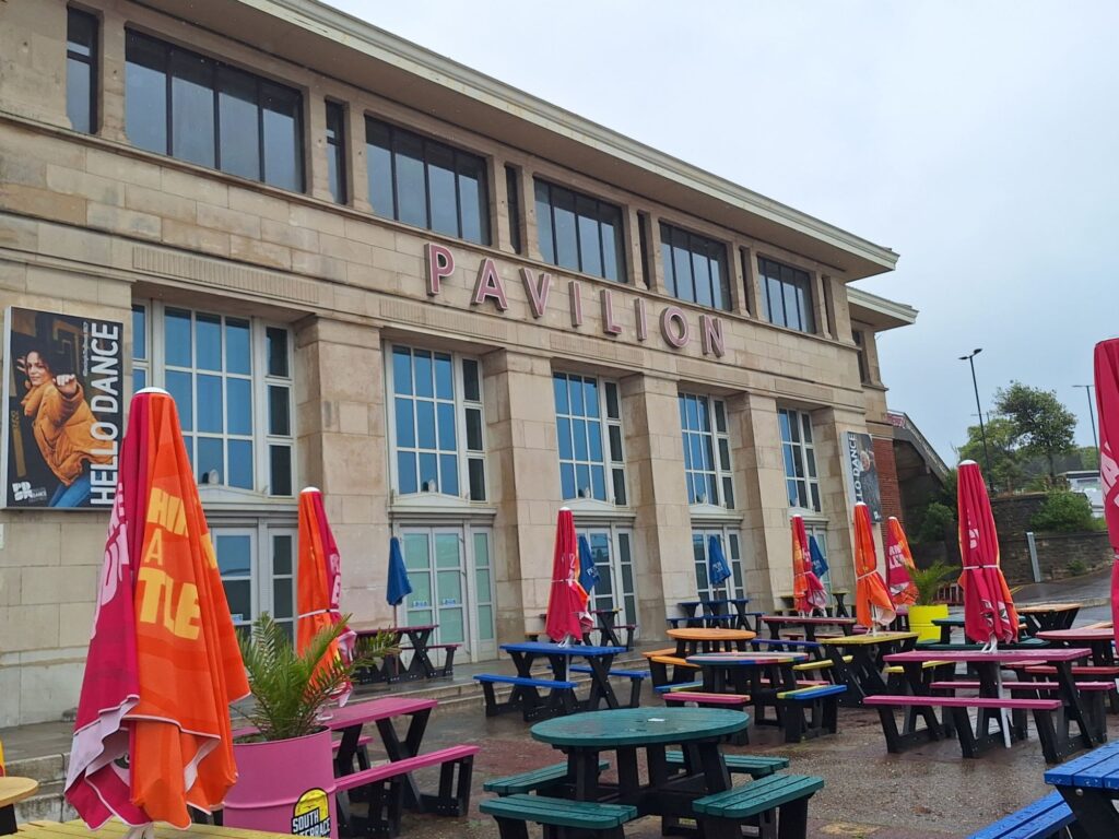 Pavilion near Bournemouth beach