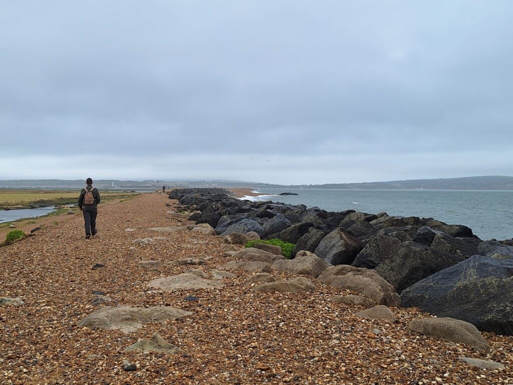 The way to the Hurst Spit 