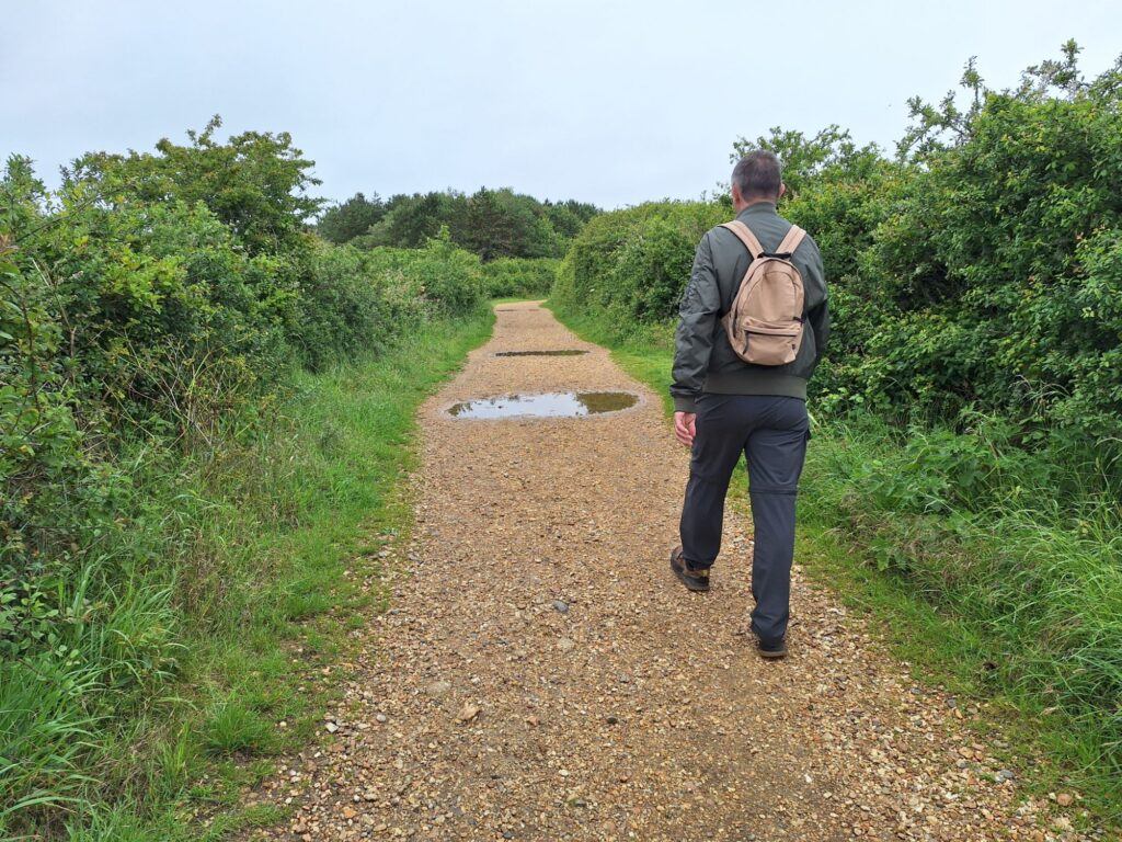 Walking through the Keyhaven Nature Reserve 