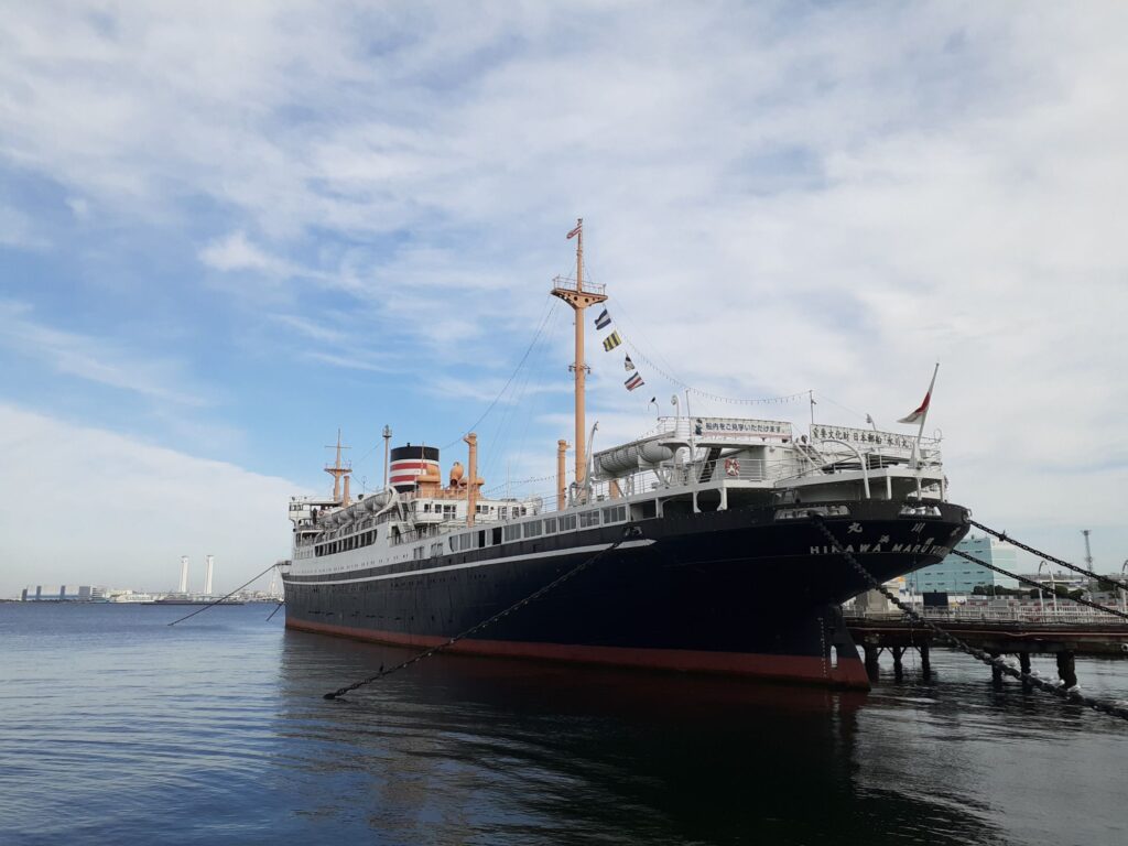 Hikawa-maru in Yokohama Yamashita park