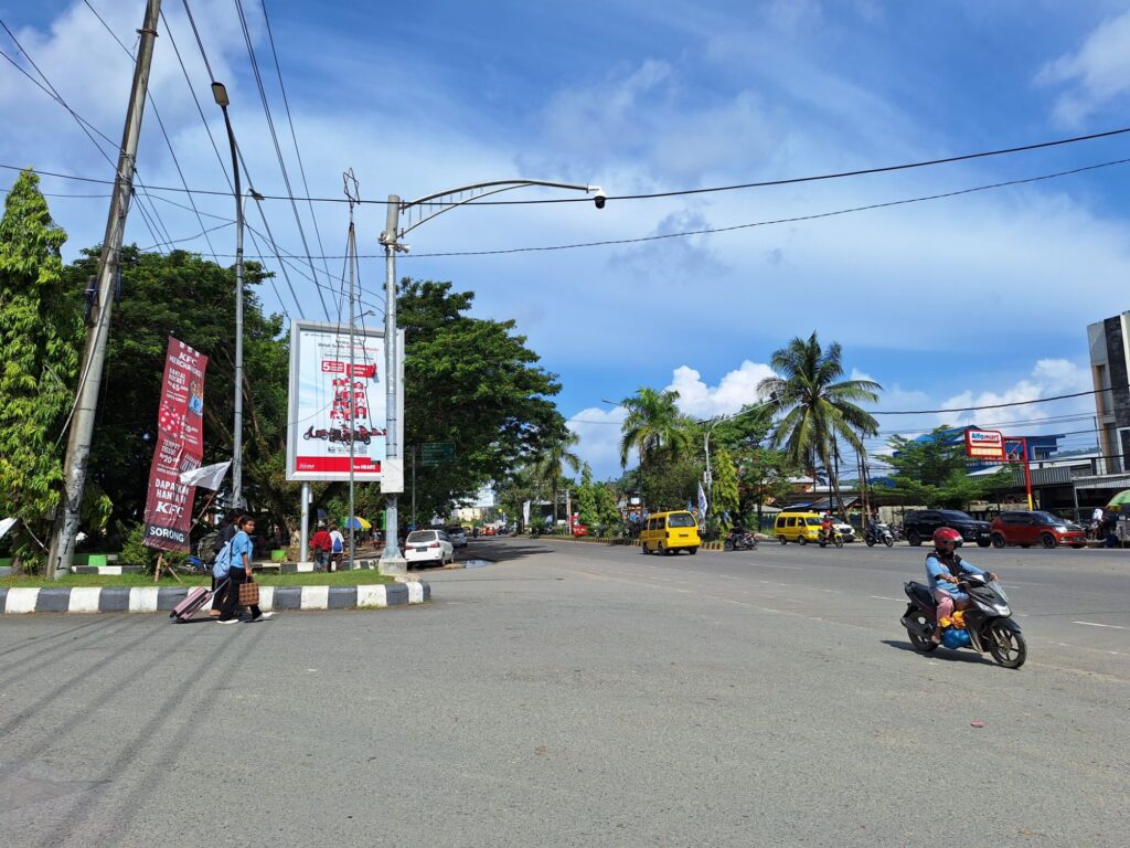 Outside of Sorong Airport gate 