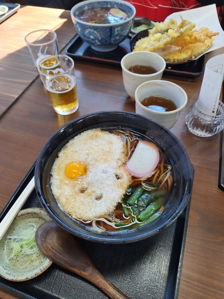Soba Noodles in a shop near Jindaiji Temple