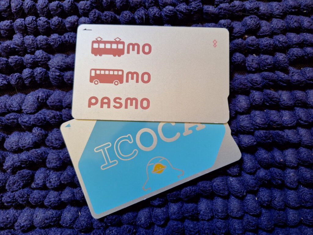 Japanese IC cards, Pasmo and Icoca