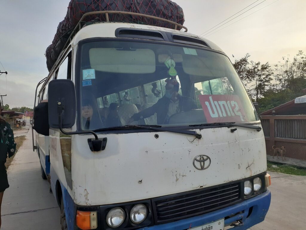 The bus for Pakse