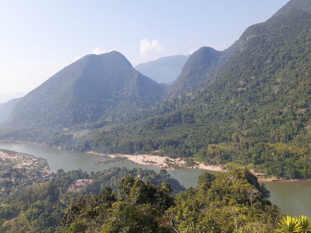 A view of Muang Ngoy from the view point