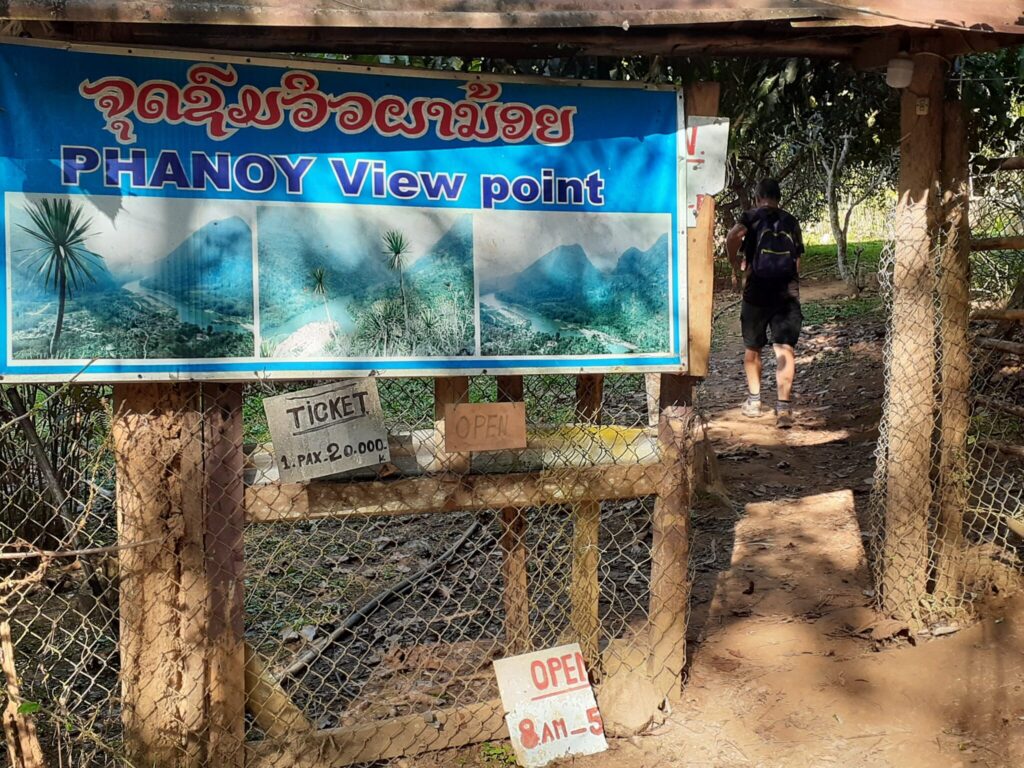 Phanoi Viewpoint entrance