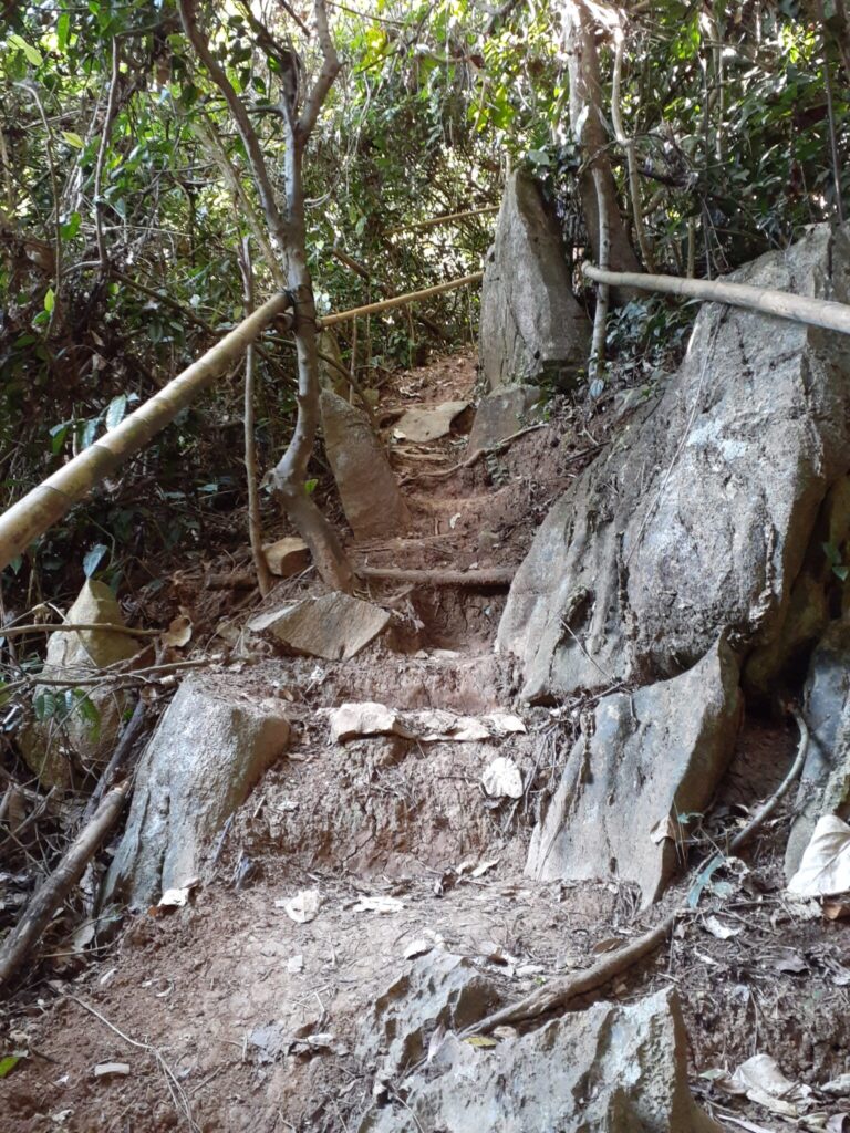 On the way to the view point
