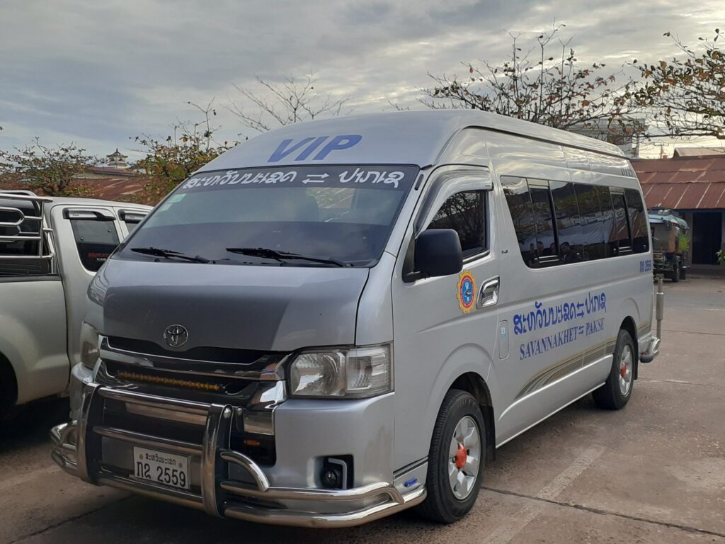 Minivan from savannakhet to Pakse