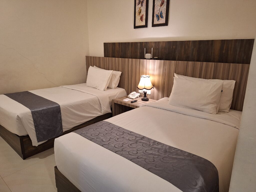 The room before upgrade in Vega Hotel Sorong
