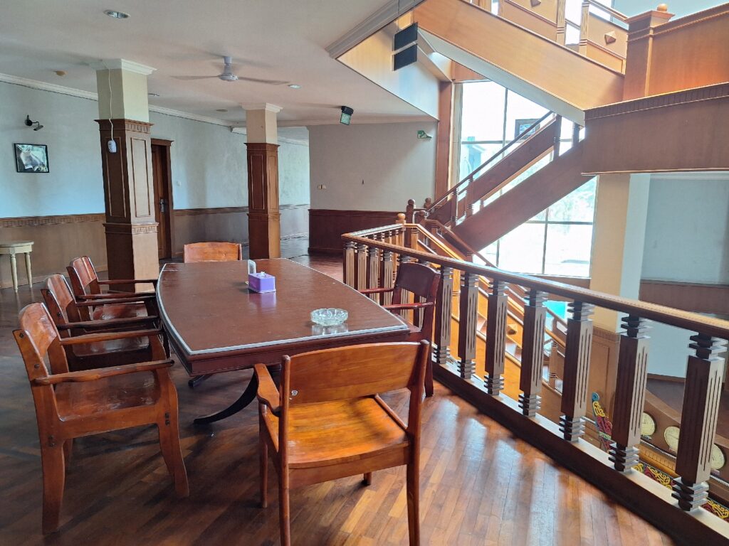 The hall in Nirmala Beach Hotel and Resort
