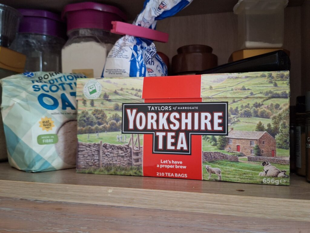 One of the most popular tea in England, Yorkshire Tea