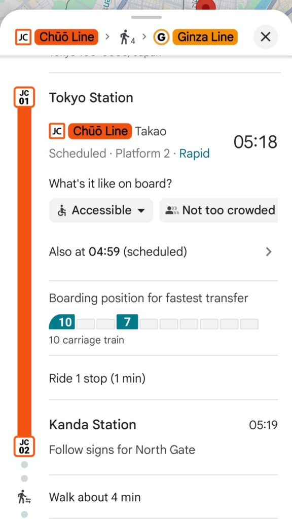 Google Map screen shot