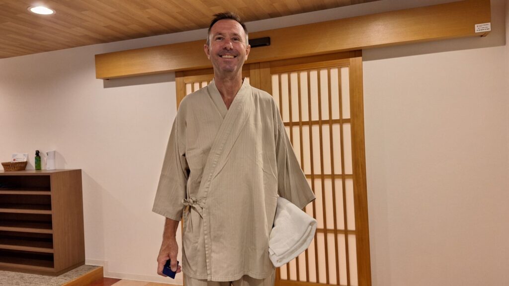 The pyjamas of Quintessa Hotel Akita