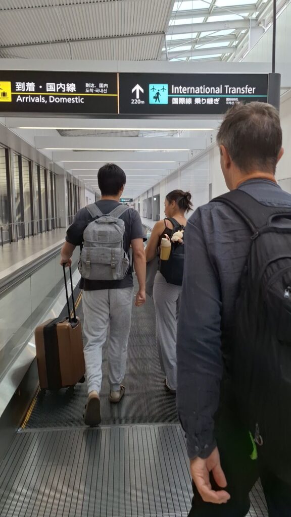 Arrival in Narita airport