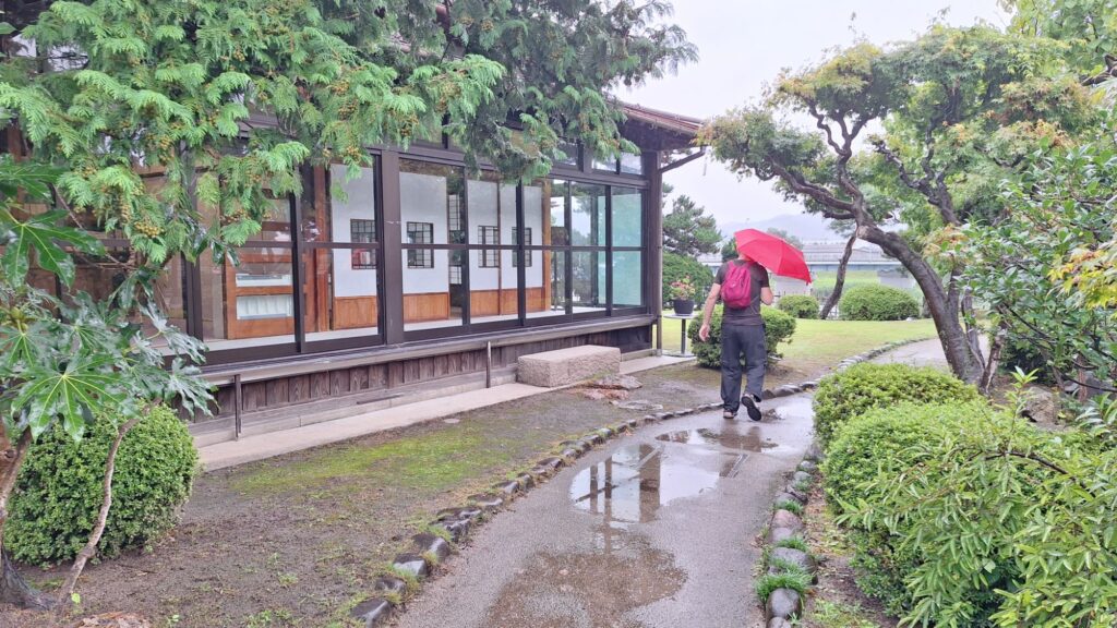 The garden of Fukushima city Okura-tei (Historic Japanese Residence & Garden)