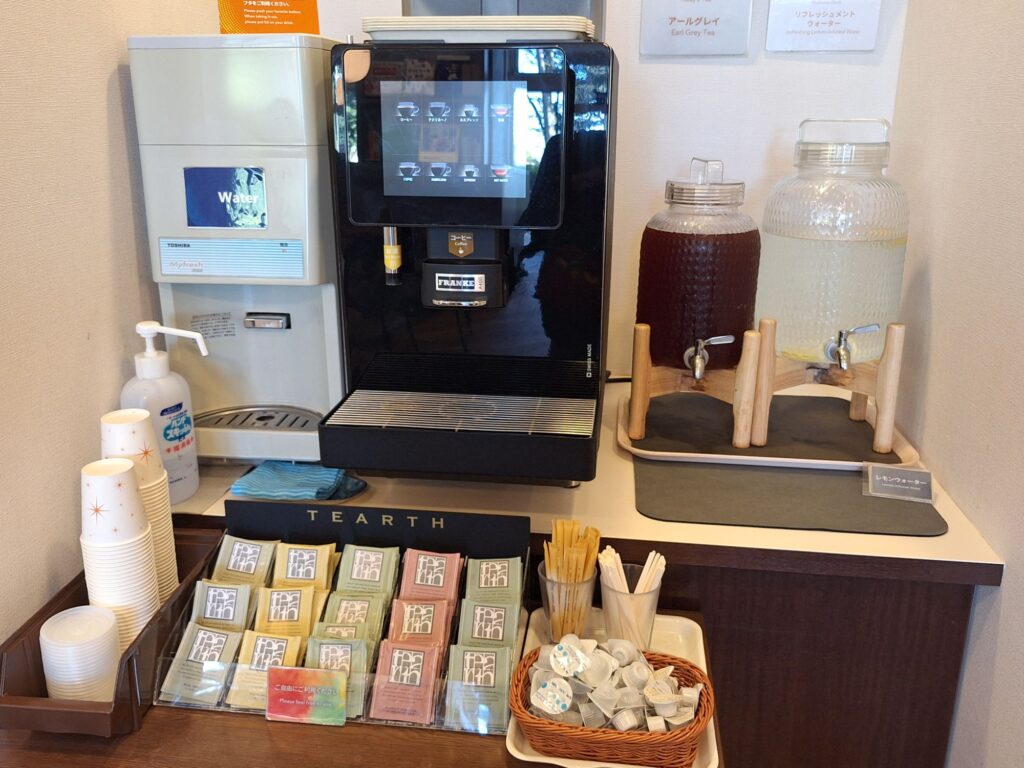 Drink server in Comfort Hotel Koriyama