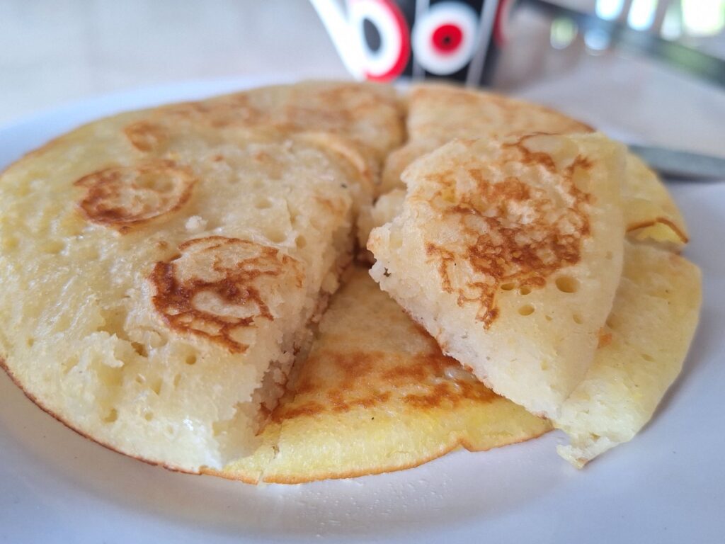 The pancakes in Amanta Homestay
