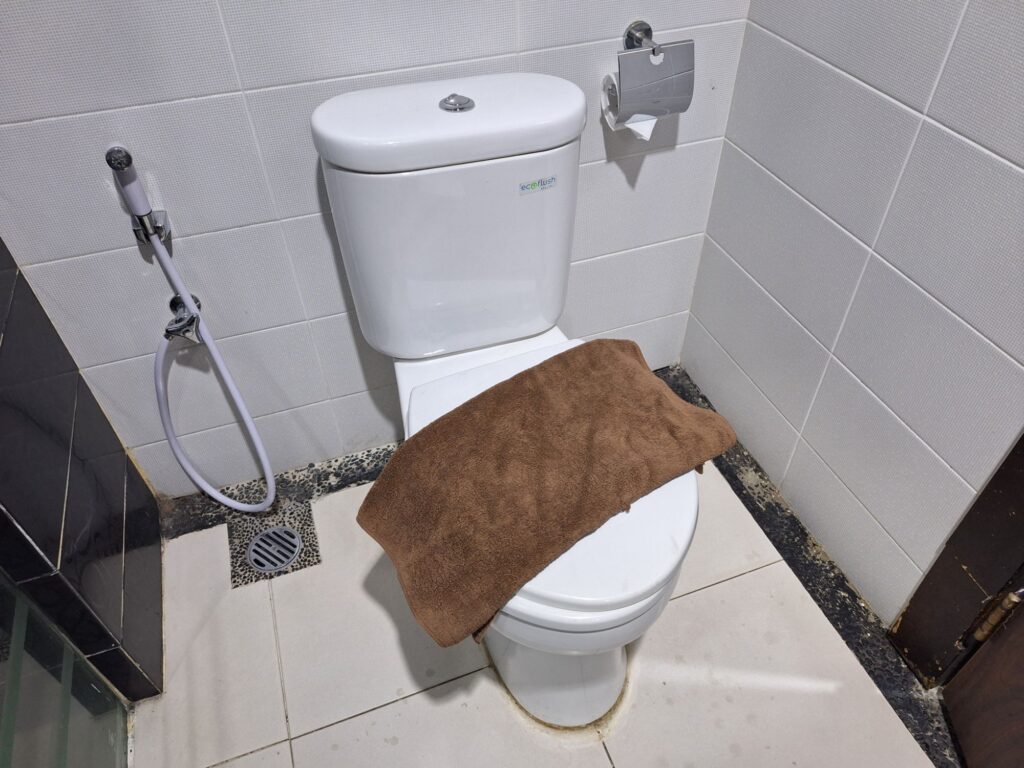 Toilet of Sahid T-More Hotel