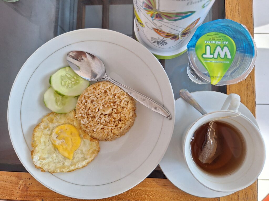 Breakfast in Hotel Melati