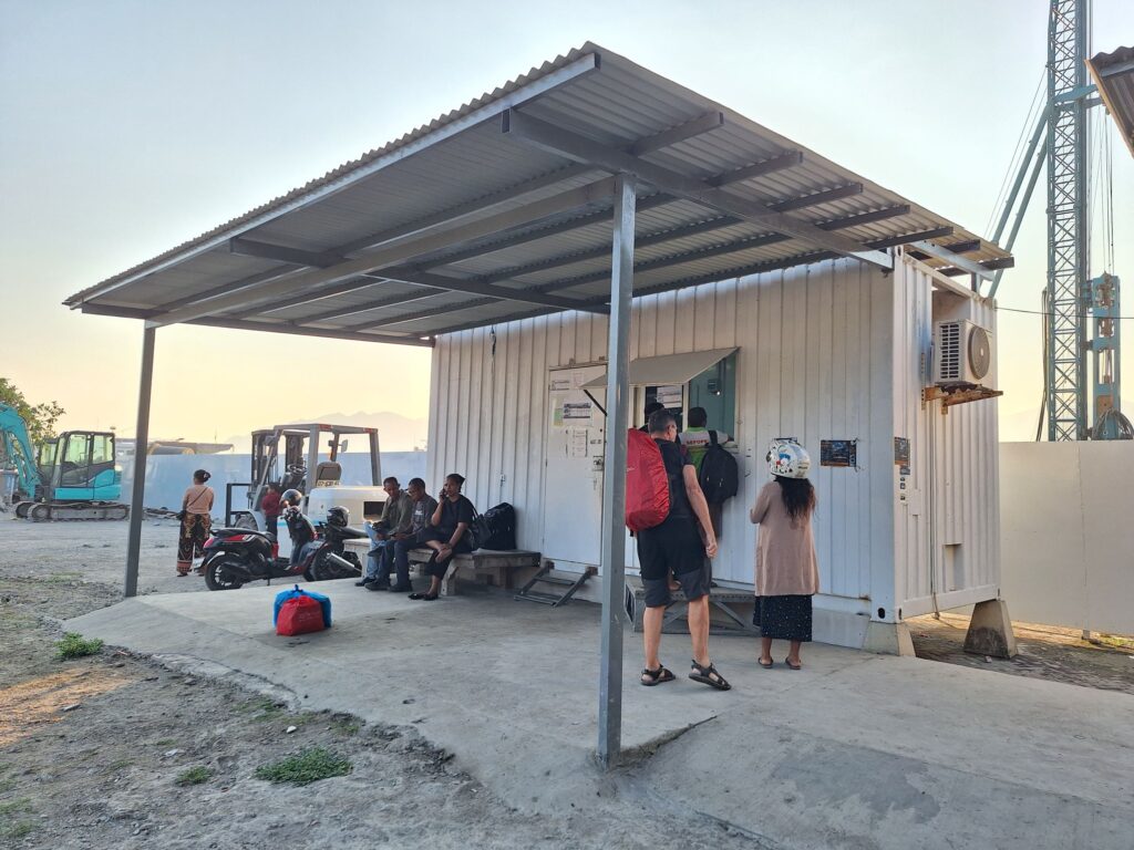 Ticket booth for the Ferry to Atauro island in Porto Dili