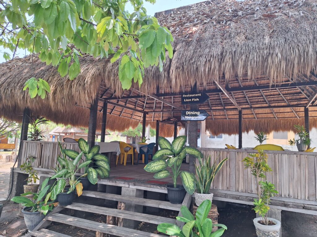 The restaurant in Eco Resort Atauro Island