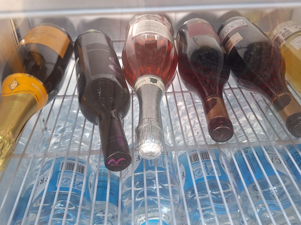 Wine and champagne in Eco Resort Atauro Island